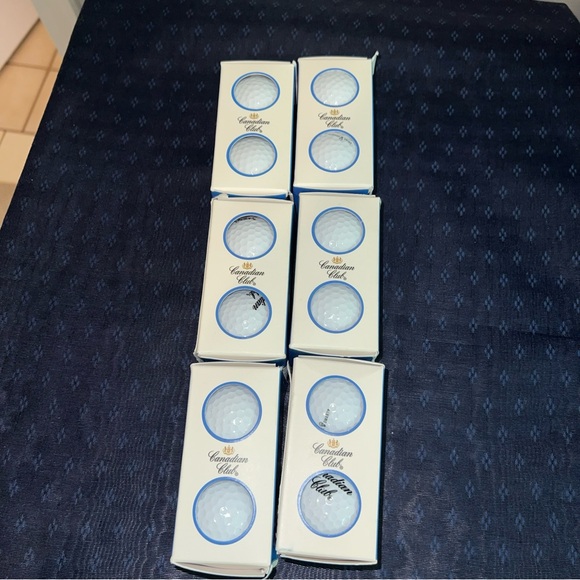 Collectible AdvertisingnCanadian Club Whisky 6 Boxes Golf Balls New Box 2021 - Picture 4 of 11